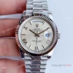 NEW Upgraded Replica Rolex Presidential Day Date II 3255 Cream Dial Watch V3 Version